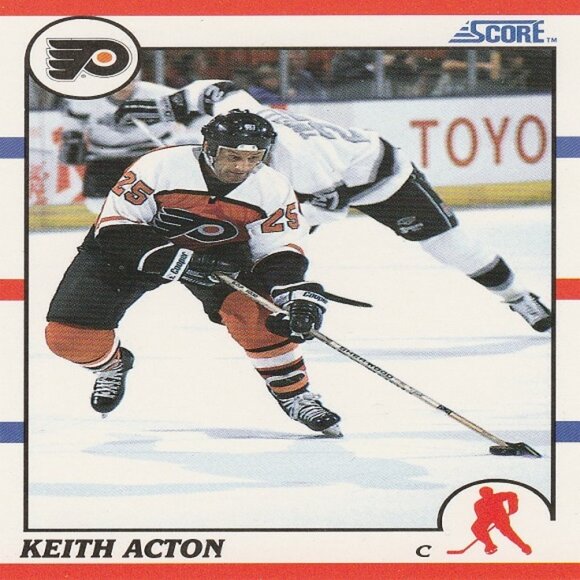 Keith Acton Philadelphia Flyers NHL Hockey Card Collection - 3 Card Set - Picture 2 of 4